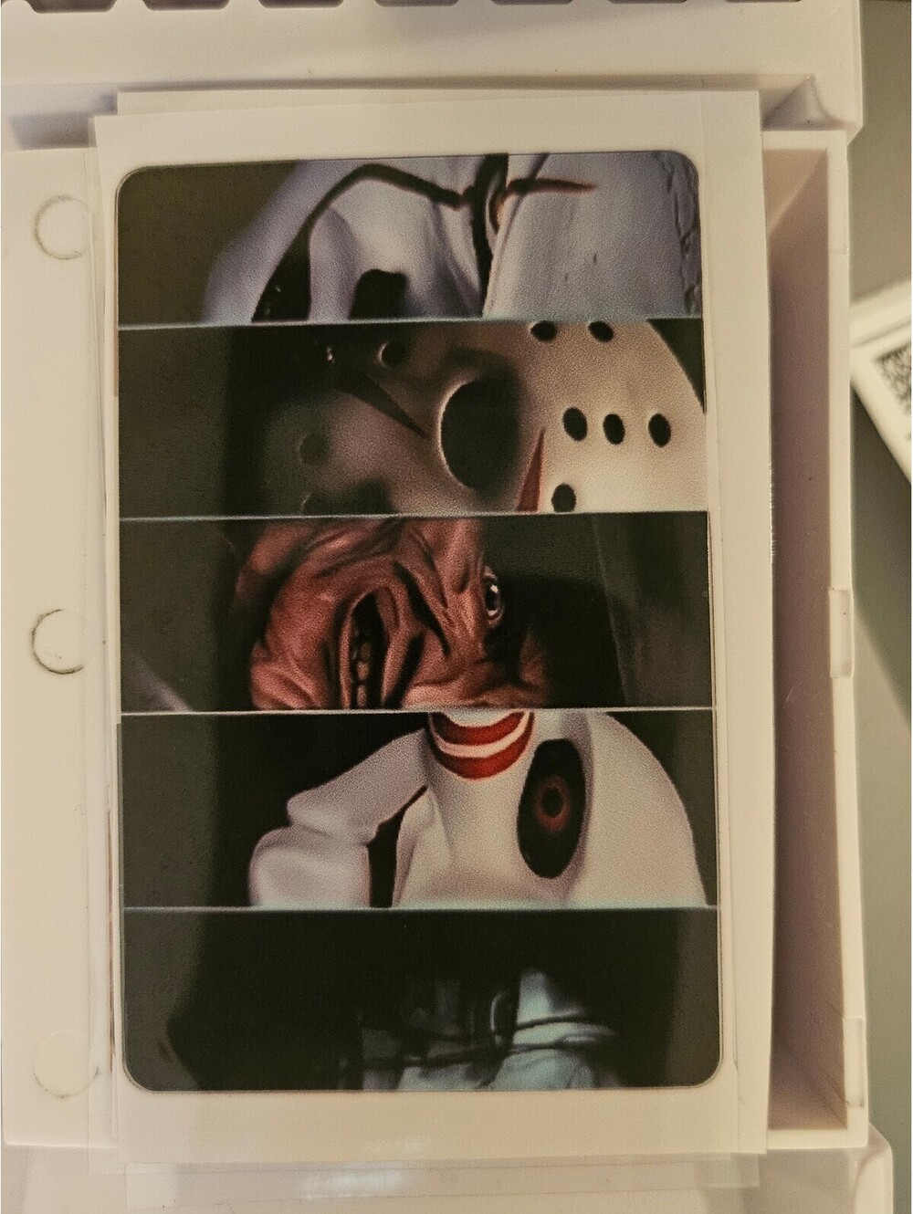 Movie serial Killer Scary no chip hole- Bank/Credit/Debit Card Skin Sticker-NEW
